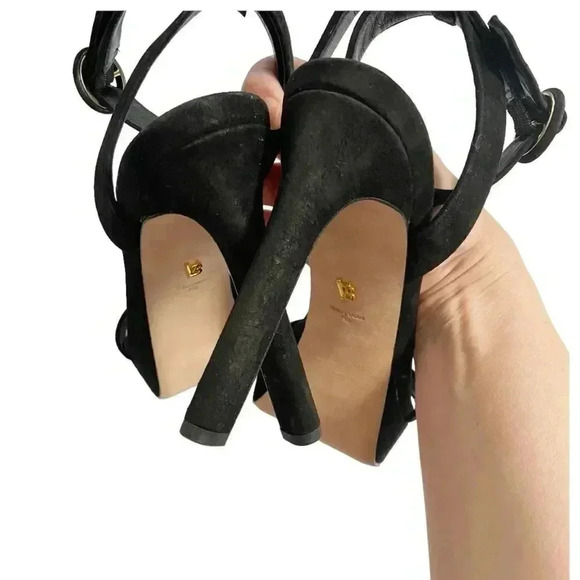 Veronica Beard Suede Platform Sandals Darcelle size 7 - Picture 8 of 9